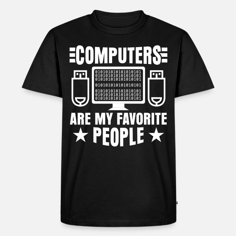 Admin Programmeur Informaticien - T-shirt Premium bio Homme - noir