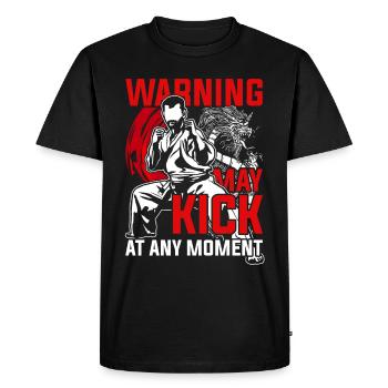 Tang Soo Do Arts Martiaux Shotokan - T-shirt Premium bio Homme - noir - Devant - Nico (187cm)