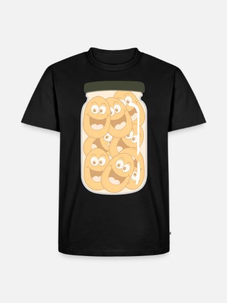 Potato in a jar Potatoes - Men's Premium Organic T-Shirt - black