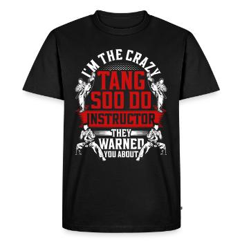 Tang So Do Instructeur Ils vous ont averti - T-shirt Premium bio Homme - noir - Devant - Nico (187cm)