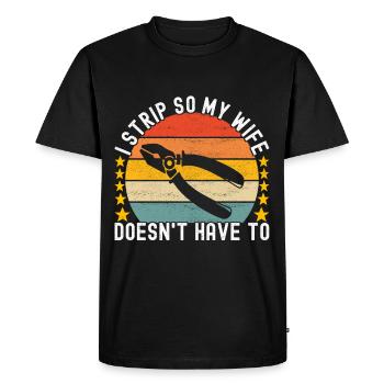 Electrician Electronics Technician - Men's Premium Organic T-Shirt - black - Front - Nico (187cm)