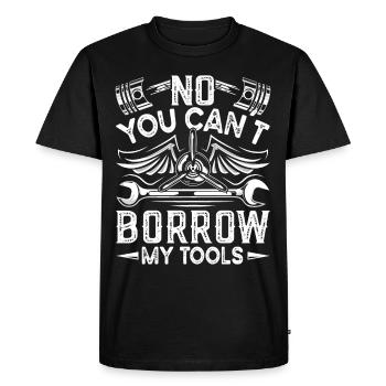 Love Avion aviation - T-shirt Premium bio Homme - noir - Devant - Nico (187cm)