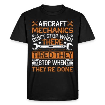 Love Avion aviation - T-shirt Premium bio Homme - noir - Devant - Nico (187cm)