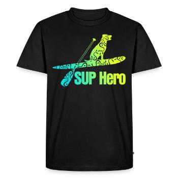 SUP Stand Up Paddling - Männer Premium Bio T-Shirt - Schwarz - Vorne - Nico (187cm)