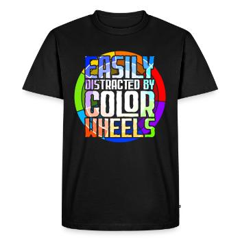 Fluid Painting Liquid Painting Artist Art - Men's Premium Organic T-Shirt - black - Front - Nico (187cm)