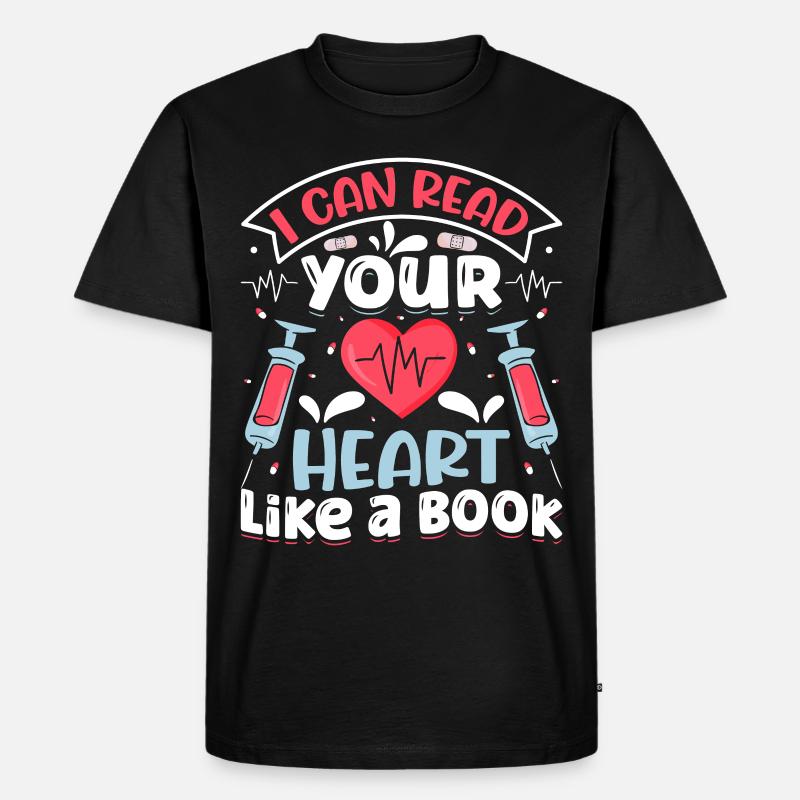 Nursing Assistent Design - Männer Premium Bio T-Shirt - Schwarz
