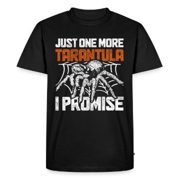 Tarentule tarentule propriétaire - T-shirt Premium bio Homme - noir - Devant - Nico (187cm)