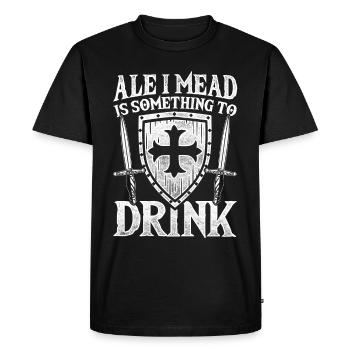 Medieval Festival Medieval Market - Men's Premium Organic T-Shirt - black - Front - Nico (187cm)