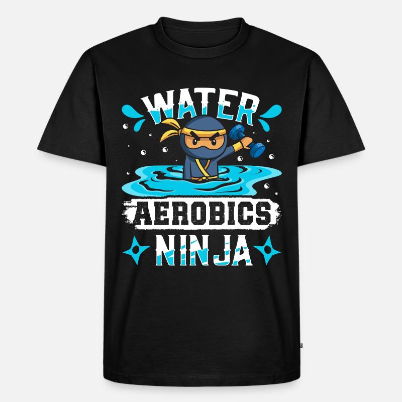 Aerobic Exercise Designs - Männer Premium Bio T-Shirt - Schwarz