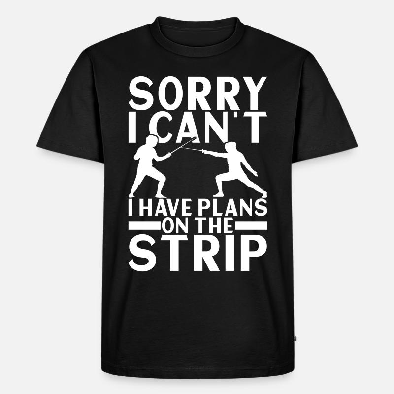 Fechten Fechtsport - Männer Premium Bio T-Shirt - Schwarz