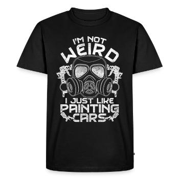 Vehicle Painter Car Painter Painter - Men's Premium Organic T-Shirt - black - Front - Nico (187cm)
