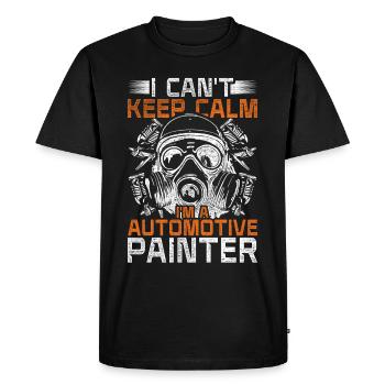 Vehicle Painter Car Painter Painter - Men's Premium Organic T-Shirt - black - Front - Nico (187cm)