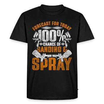 Vehicle Painter Car Painter - Men's Premium Organic T-Shirt - black - Front - Nico (187cm)