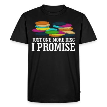 Disc golf Frisbees Discgolf Frisbee - Men's Premium Organic T-Shirt - black - Front - Nico (187cm)