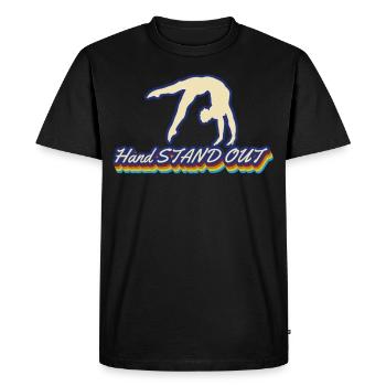 Handstand RSG Gymnastique Gymnastique - T-shirt Premium bio Homme - noir - Devant - Nico (187cm)