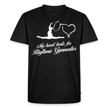 RSG Gymnastique Gymnastique rythmique - T-shirt Premium bio Homme - noir - Devant - Nico (187cm)