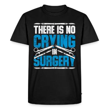 Assistant chirurgical - T-shirt Premium bio Homme - noir - Devant - Nico (187cm)