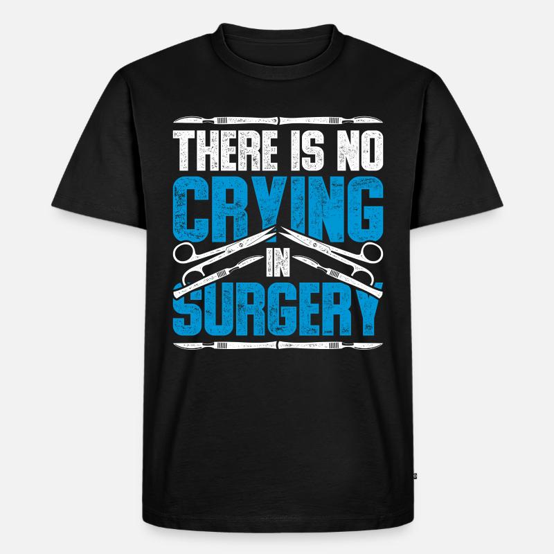Chirurgischer Assistent - Männer Premium Bio T-Shirt - Schwarz