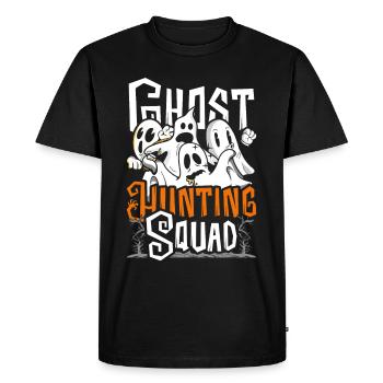 Geisterjagd Ghost Hunting Squad - Men's Premium Organic T-Shirt - black - Front - Nico (187cm)