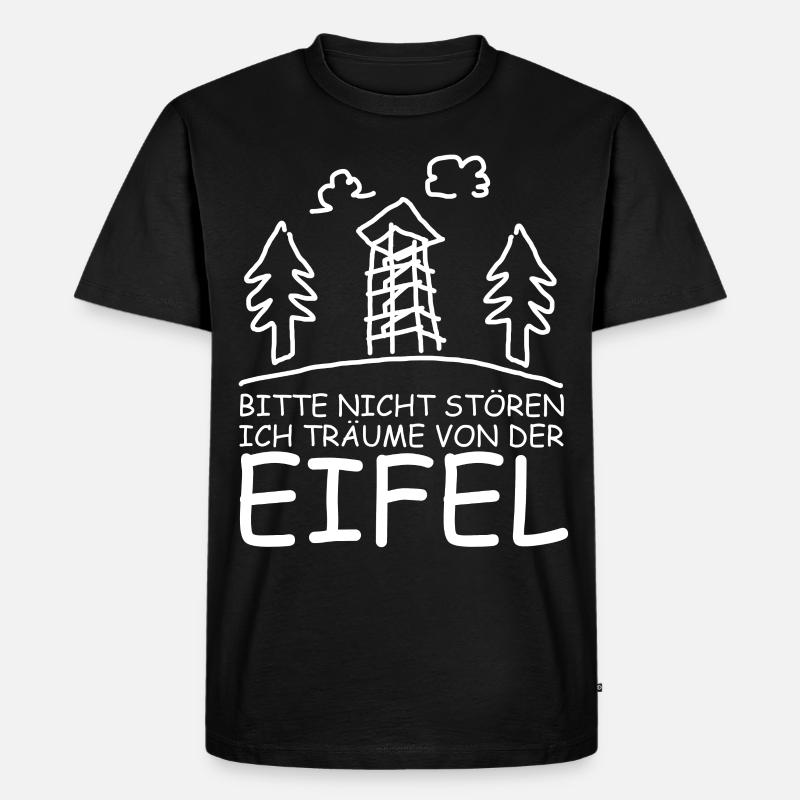 Eifel Eifeler Eifler - Männer Premium Bio T-Shirt - Schwarz