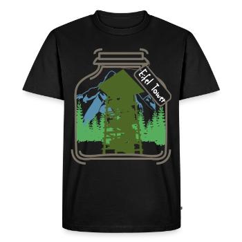 Eifel Eifel Eifel Lookout Tower - Men's Premium Organic T-Shirt - black - Front - Nico (187cm)