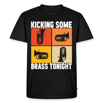 Euphonium baritone tenor horn - Men's Premium Organic T-Shirt - black - Front - Nico (187cm)