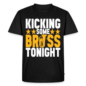 Euphonium baritone tenor horn - Men's Premium Organic T-Shirt - black - Front - Nico (187cm)