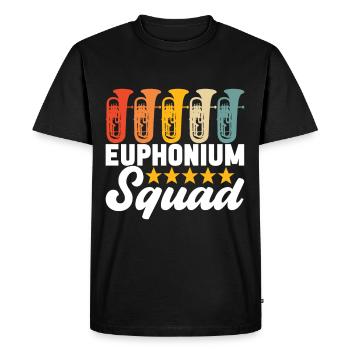 Euphonium baritone tenor horn - Men's Premium Organic T-Shirt - black - Front - Nico (187cm)