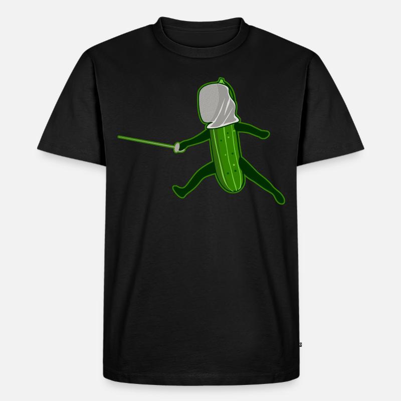 concombre clôture clôture concombre - T-shirt Premium bio Homme - noir