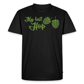 Bière Blague Hobby Brasseur Brasseur de bière Houblon - T-shirt Premium bio Homme - noir - Devant - Nico (187cm)