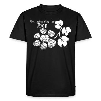Beer Hops Beer Brewer Brewery - Men's Premium Organic T-Shirt - black - Front - Nico (187cm)