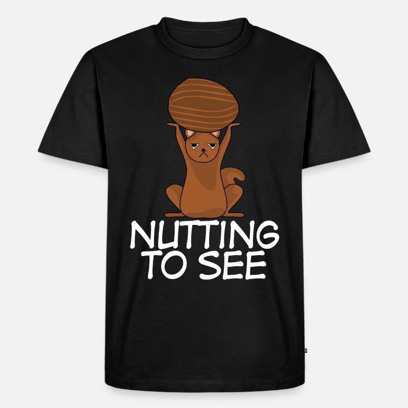 Eichhörnchen - Männer Premium Bio T-Shirt - Schwarz