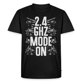 Modèle d’avion Modèle d’avion 2,4 GHz Mode activé - T-shirt Premium bio Homme - noir - Devant - Nico (187cm)