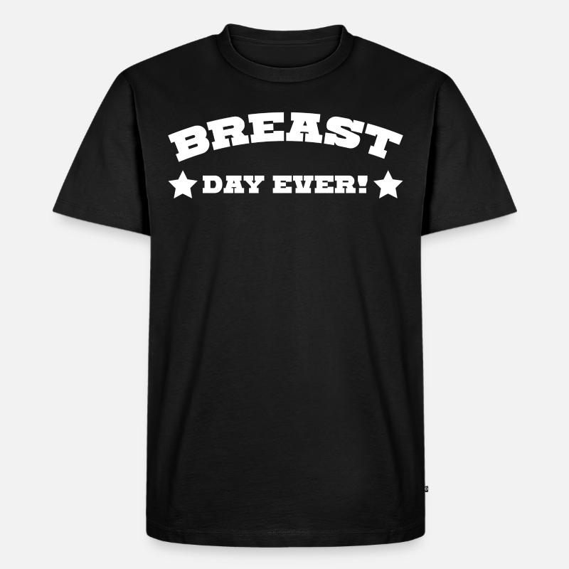 Brüste Titten Brust - Männer Premium Bio T-Shirt - Schwarz