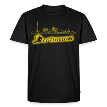Dortmund Attractions Dortmund - Men's Premium Organic T-Shirt - black - Front - Nico (187cm)