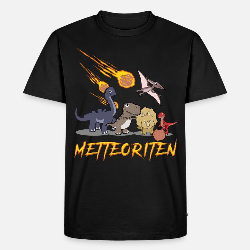 Mettbällchen Hackfleisch Mett Hack - Männer Premium Bio T-Shirt - Schwarz