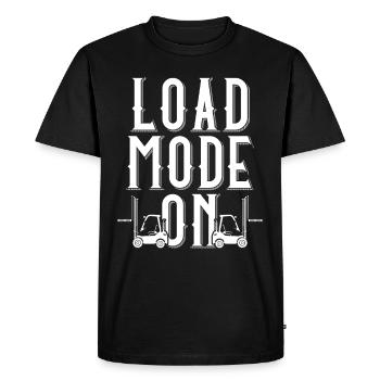 Forklift Driver Forklift Driver Load Mode On - Men's Premium Organic T-Shirt - black - Front - Nico (187cm)