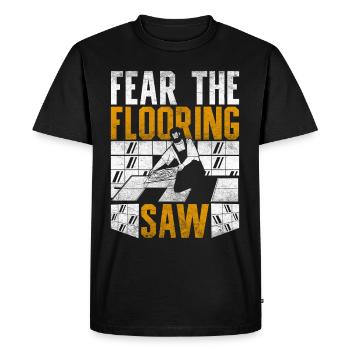Floor layers, tilers, screed layers - Men's Premium Organic T-Shirt - black - Front - Nico (187cm)
