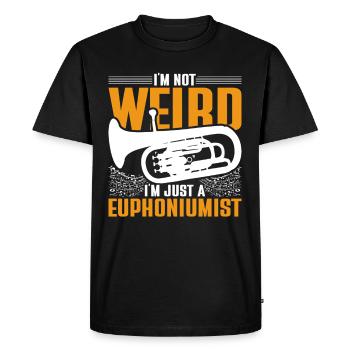Euphonium Euphonist - Men's Premium Organic T-Shirt - black - Front - Nico (187cm)