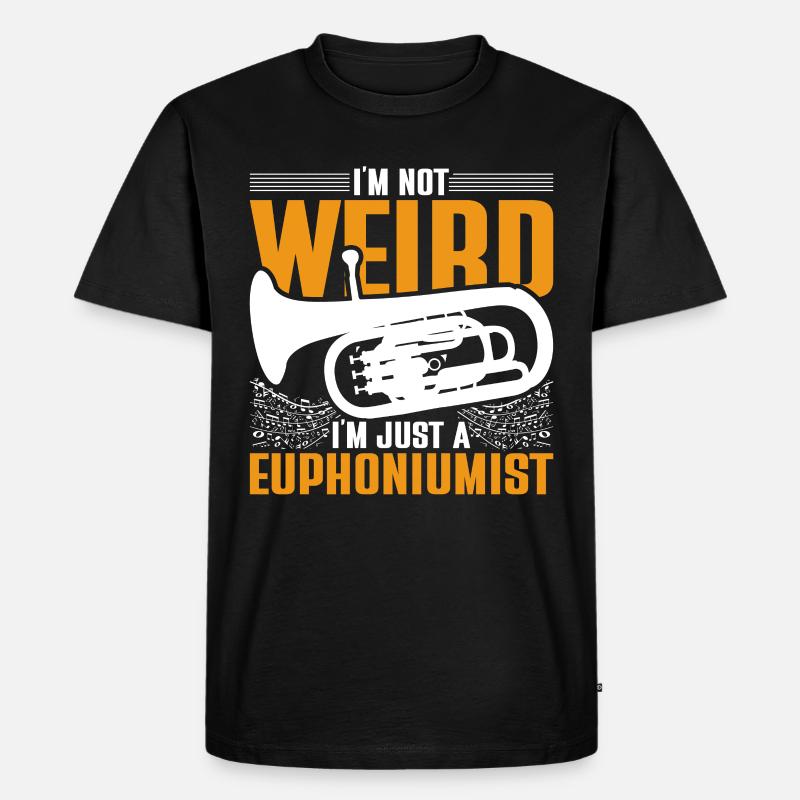 Euphonium Euphonist - Männer Premium Bio T-Shirt - Schwarz