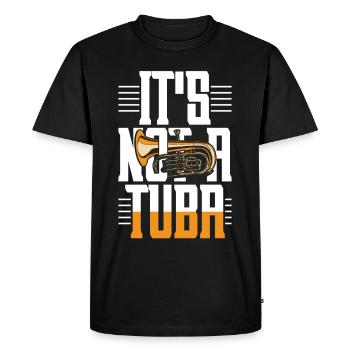 Euphonium Euphoniste Ce n’est pas Un Tuba - T-shirt Premium bio Homme - noir - Devant - Nico (187cm)