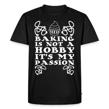 Boulangerie, boulangerie, confiserie, boulanger - T-shirt Premium bio Homme - noir - Devant - Nico (187cm)