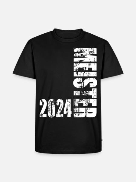 Meister 2024 - Männer Premium Bio T-Shirt - Schwarz