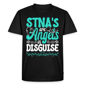 Geriatric Care Assistant Nursing Assistant Nursing Assistant - Men's Premium Organic T-Shirt - black - Front - Nico (187cm)
