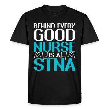 geriatric care assistant geriatric care assistant - Men's Premium Organic T-Shirt - black - Front - Nico (187cm)