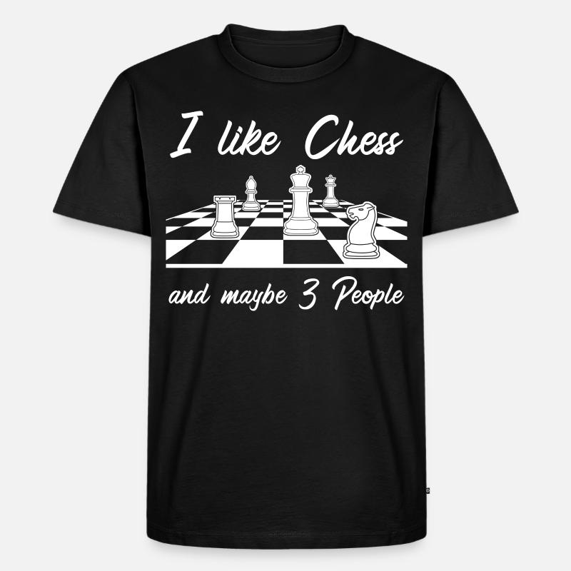 Chess Board - Männer Premium Bio T-Shirt - Schwarz