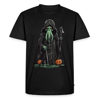 The Tentacle Magician Halloween Horror Special - Men's Premium Organic T-Shirt - black - Front - Nico (187cm)