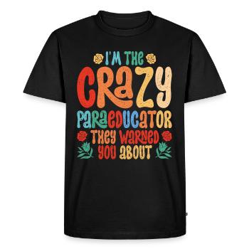 Educational Assistant Teaching Assistant - Men's Premium Organic T-Shirt - black - Front - Nico (187cm)