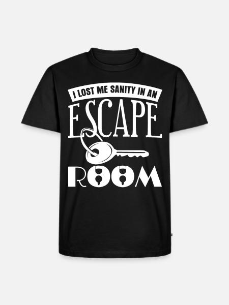Blague de jeu d’évasion - T-shirt Premium bio Homme - noir