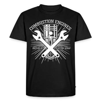 Mécanicien Mécanicien de moteurs à combustion - T-shirt Premium bio Homme - noir - Devant - Nico (187cm)